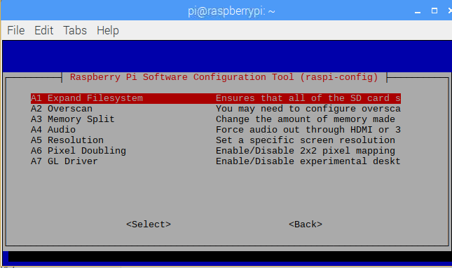 Raspberry Pi Software Configuration Tool