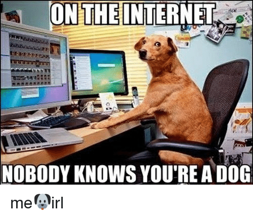 On the Internet, Nobody Knows You’re a Dog.