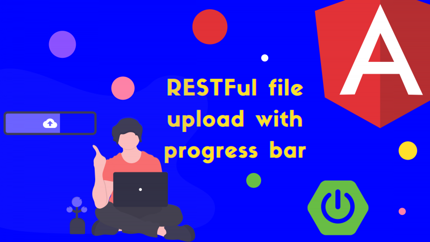 RESTFul file upload with progress bar